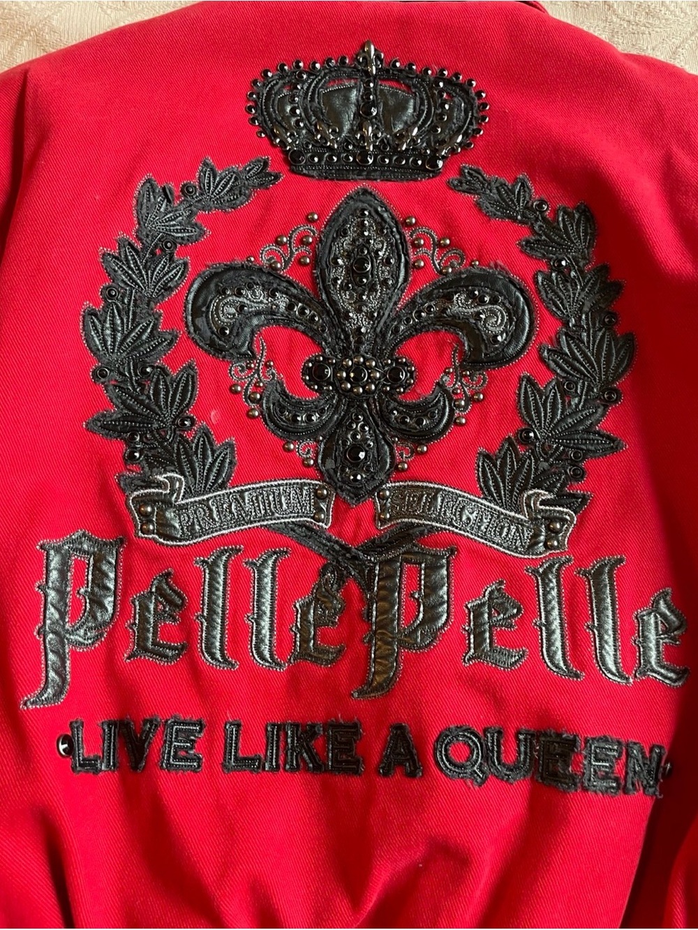 Red Pelle Pelle Jacket - Picture 2 of 8